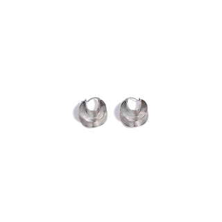 Layered Ripple Hoop Earrings