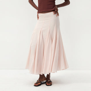 CUBIC Lyocell Flowy Midi Skirt