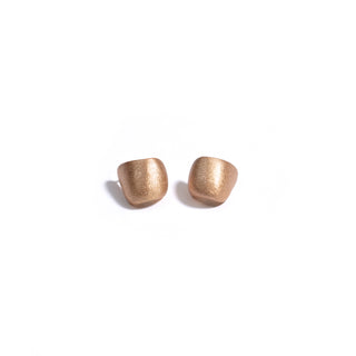 Brushed Matte Half-Hoop Earrings