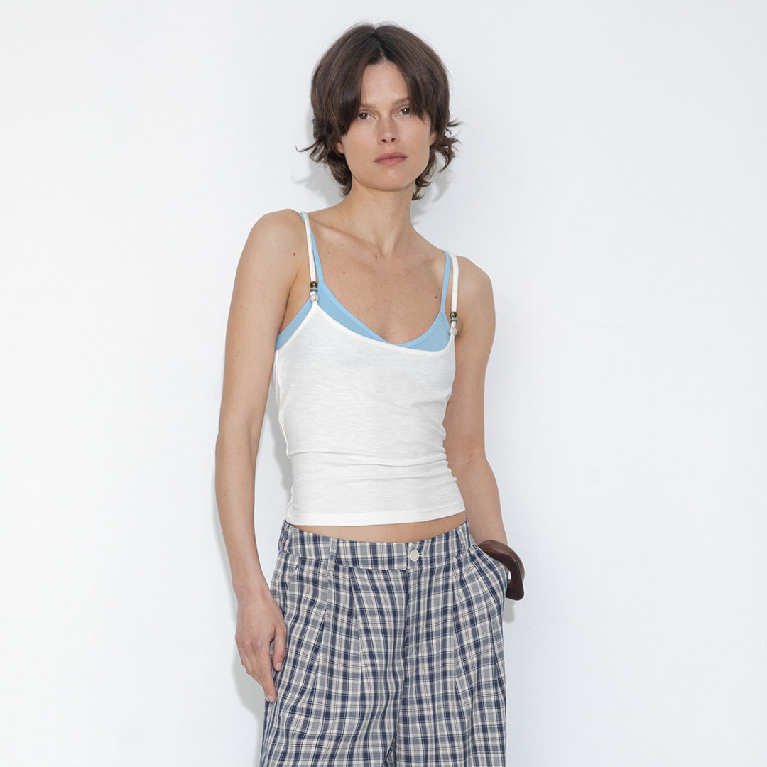 Beaded Slim Fit Cami Top-3