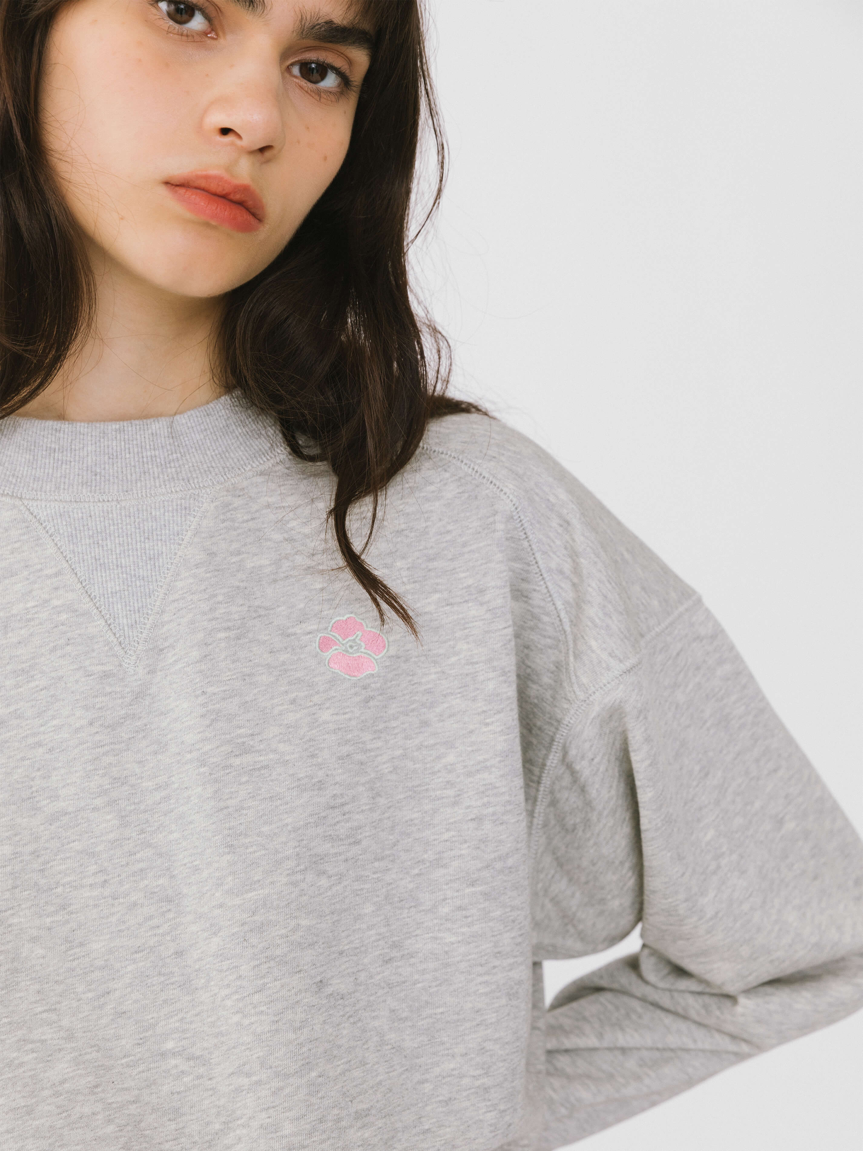 Short Basic Sweatshirt-3