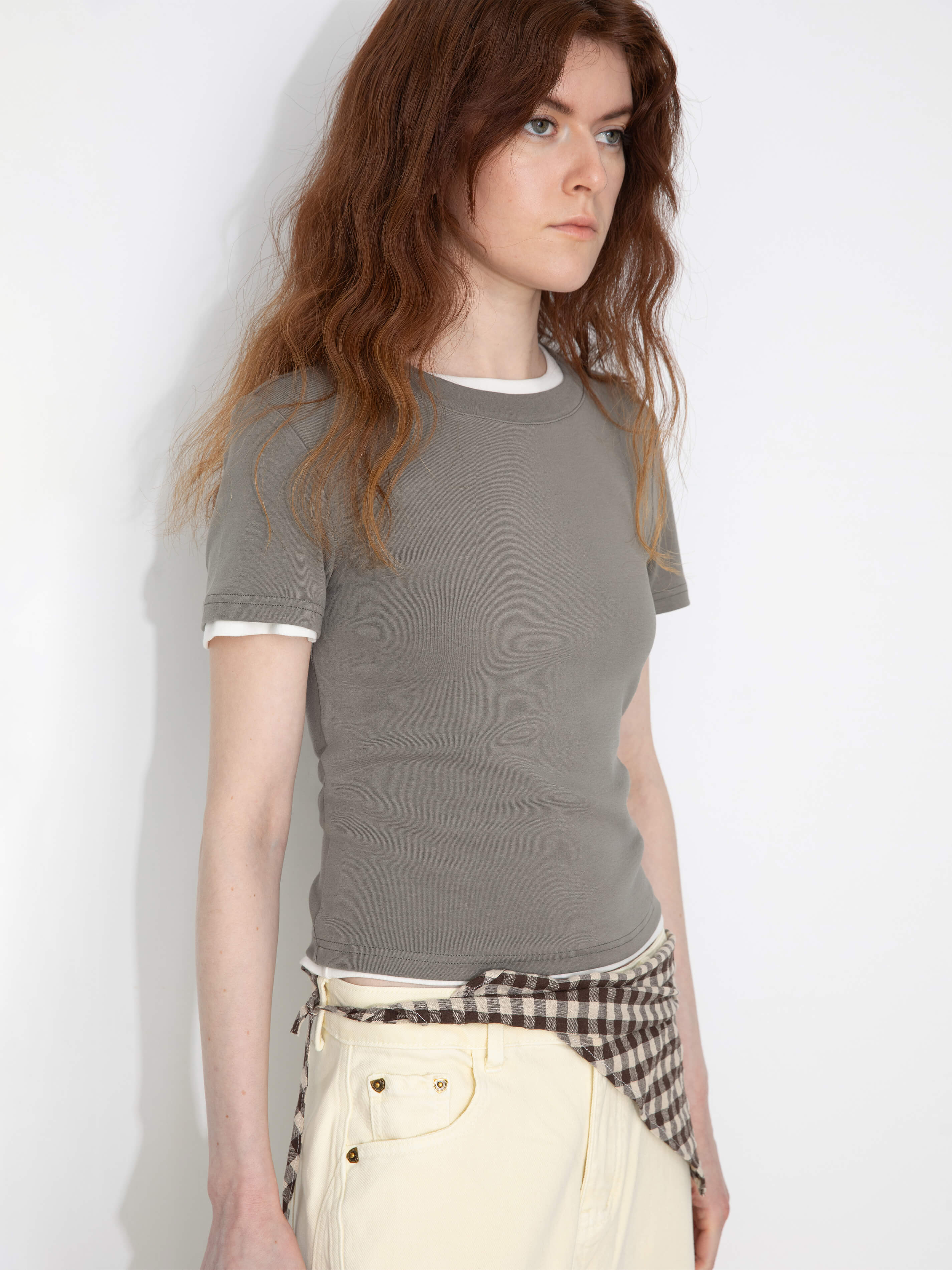 C by CUBIC Crew Neck Short-Sleeve T-Shirt-4