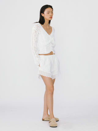Casual Lace 100% Cotton Shorts