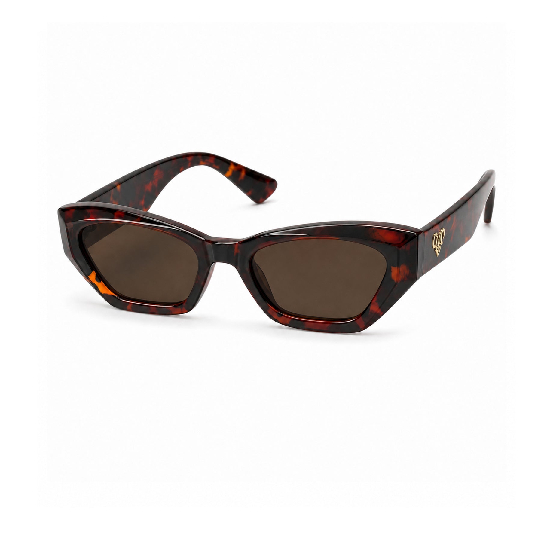Geometric Cat-Eye Sunglasses-3