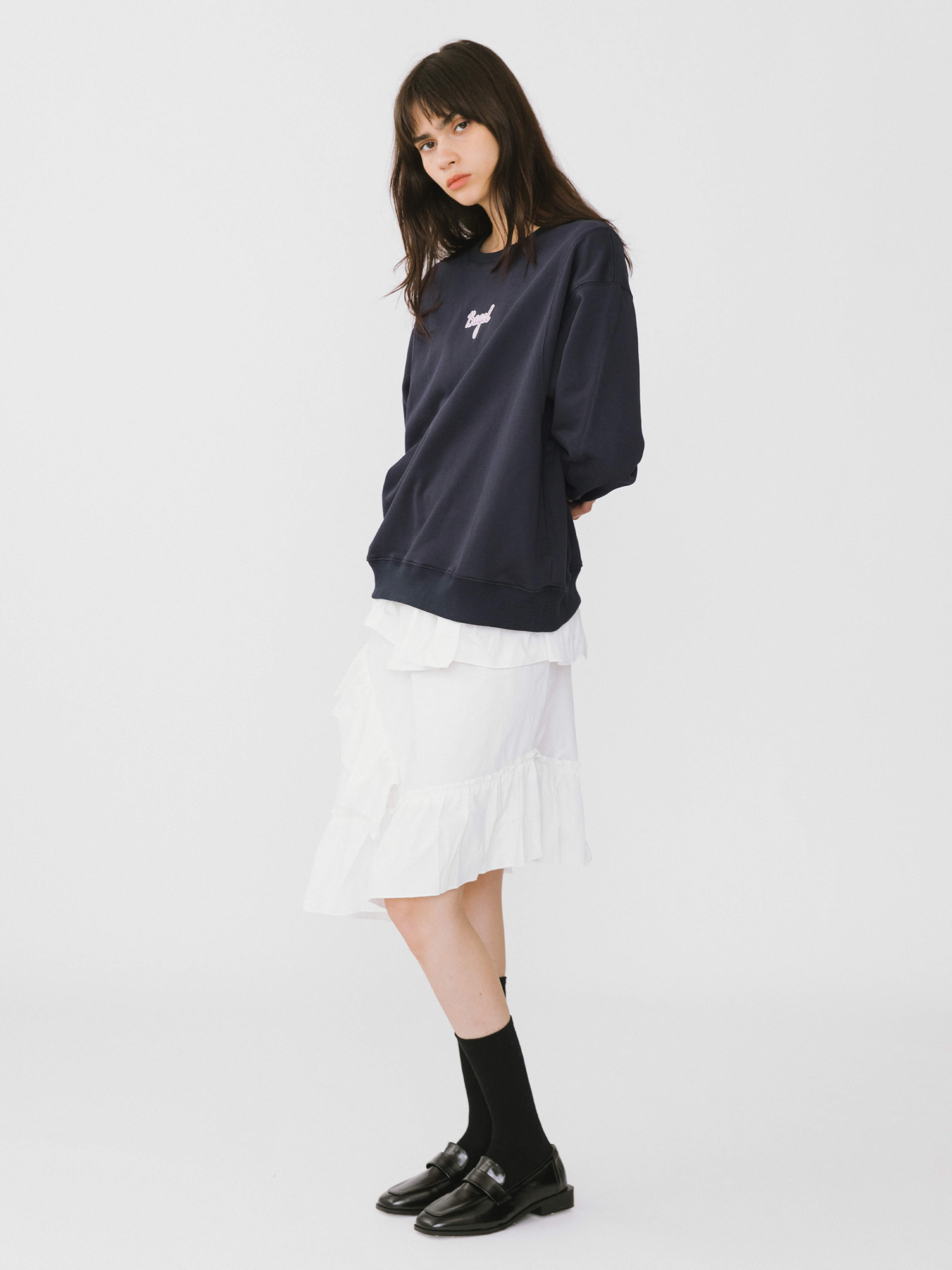 Bagel Oversized Boyfriend Sweater-3