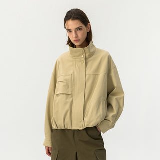 CUBIC Charcoal Cotton Utility Jacket