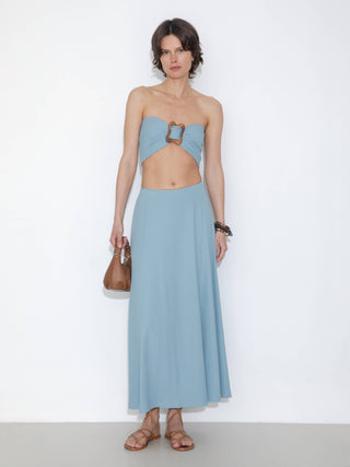 Convertible Strapless A-Line Dress & Skirt