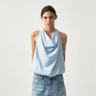 CUBIC Solid Halter Neck Camisole