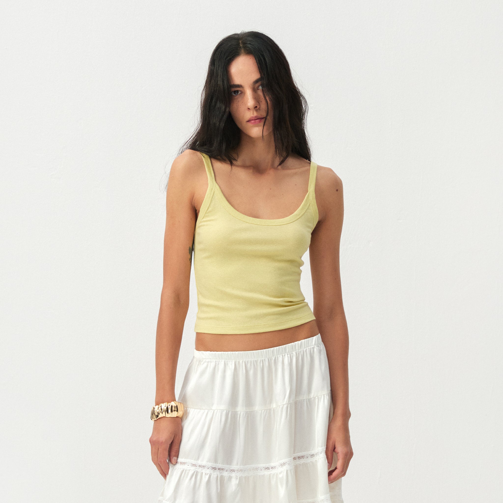 CUBIC Lyocell-Linen Blend Tank Top-3