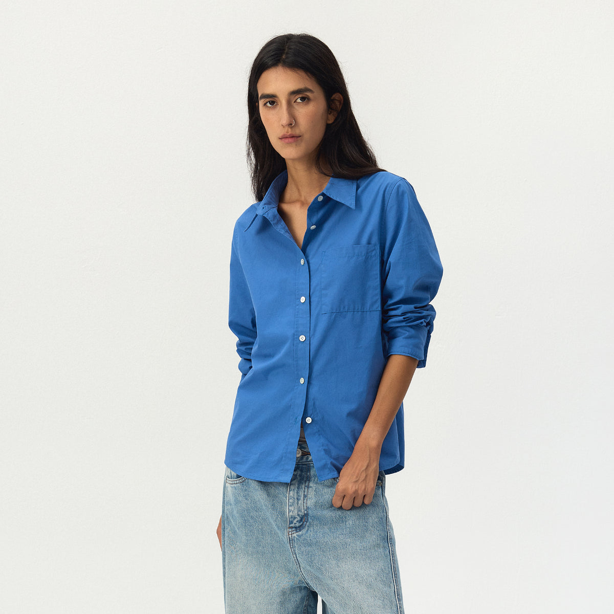 CUBIC 100% Cotton Relaxed Pocket Shirt-3