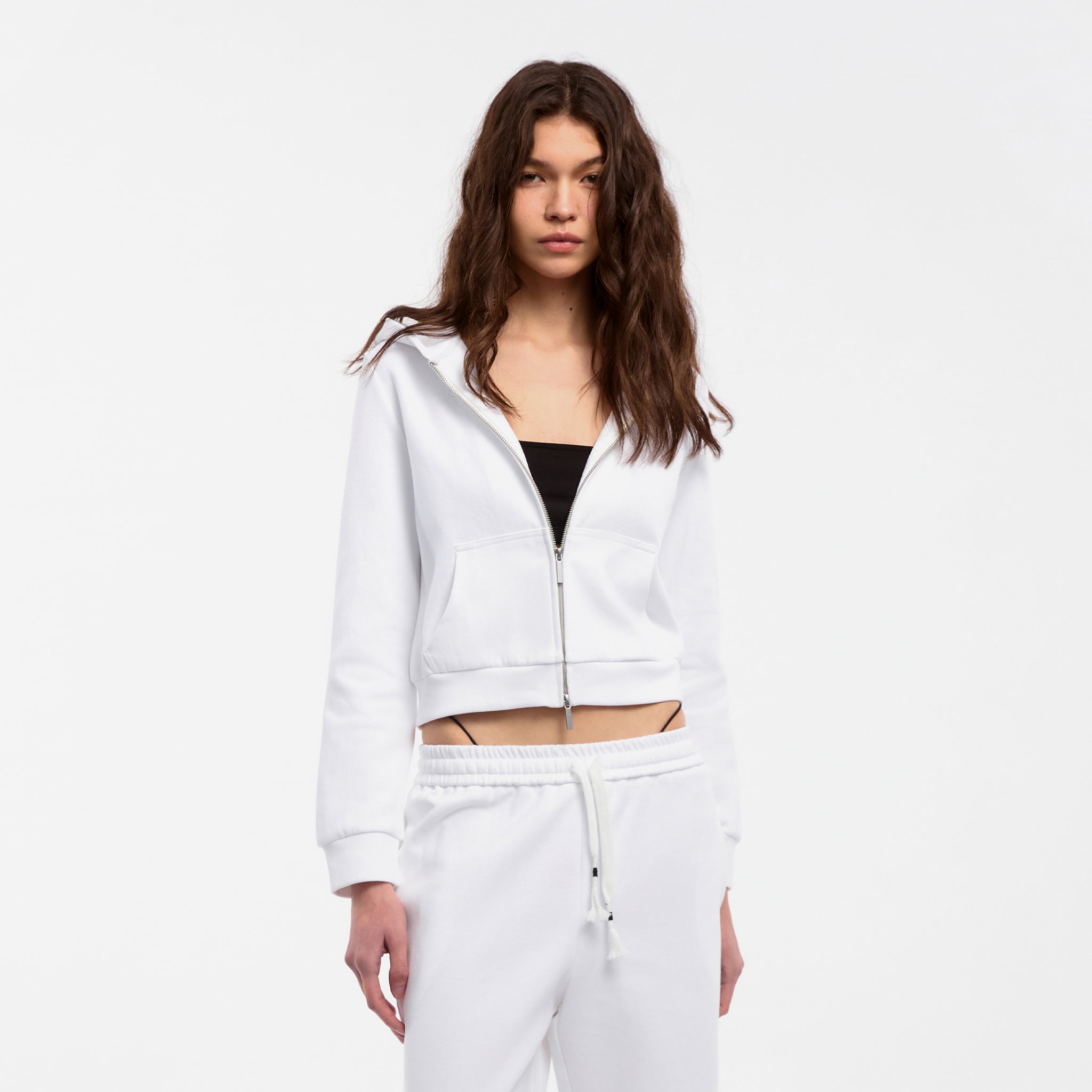 CUBIC Casual Zip-Up Hooded Sweatshirt-3