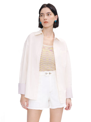Classic Shirt with Turn-Up Cuffs