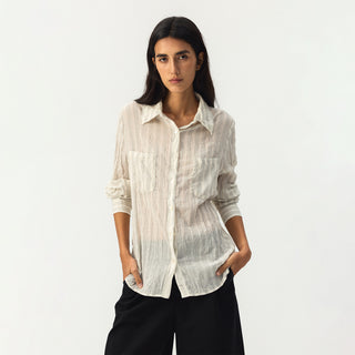 CUBIC Crinkled Cotton Shirt