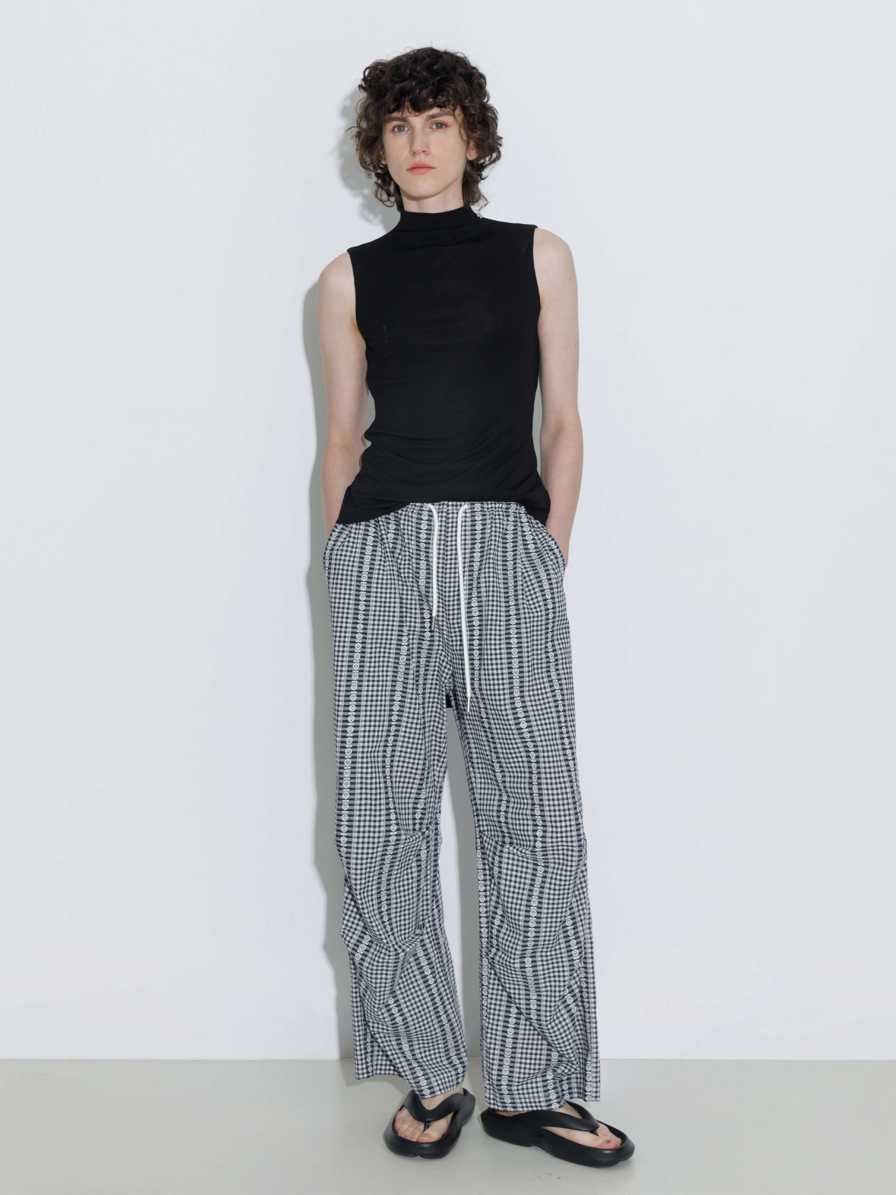 Lightweight 100% Cotton Loose Fit Casual Pants-4