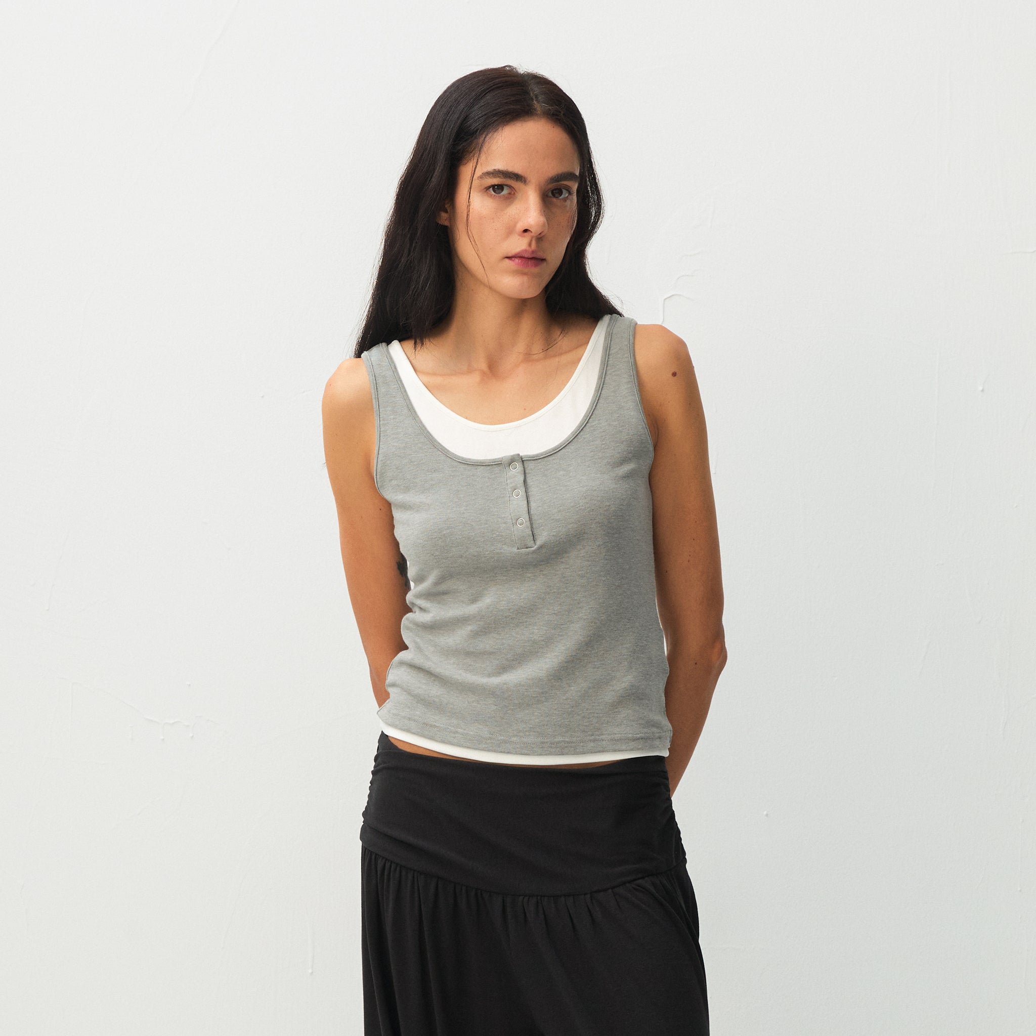 CUBIC Lyocell Two-Piece Vest-3