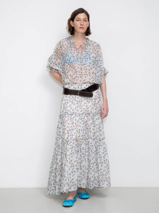 Floral Print Maxi Skirt