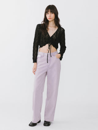 Asymmetric Pocket Classic Jeans