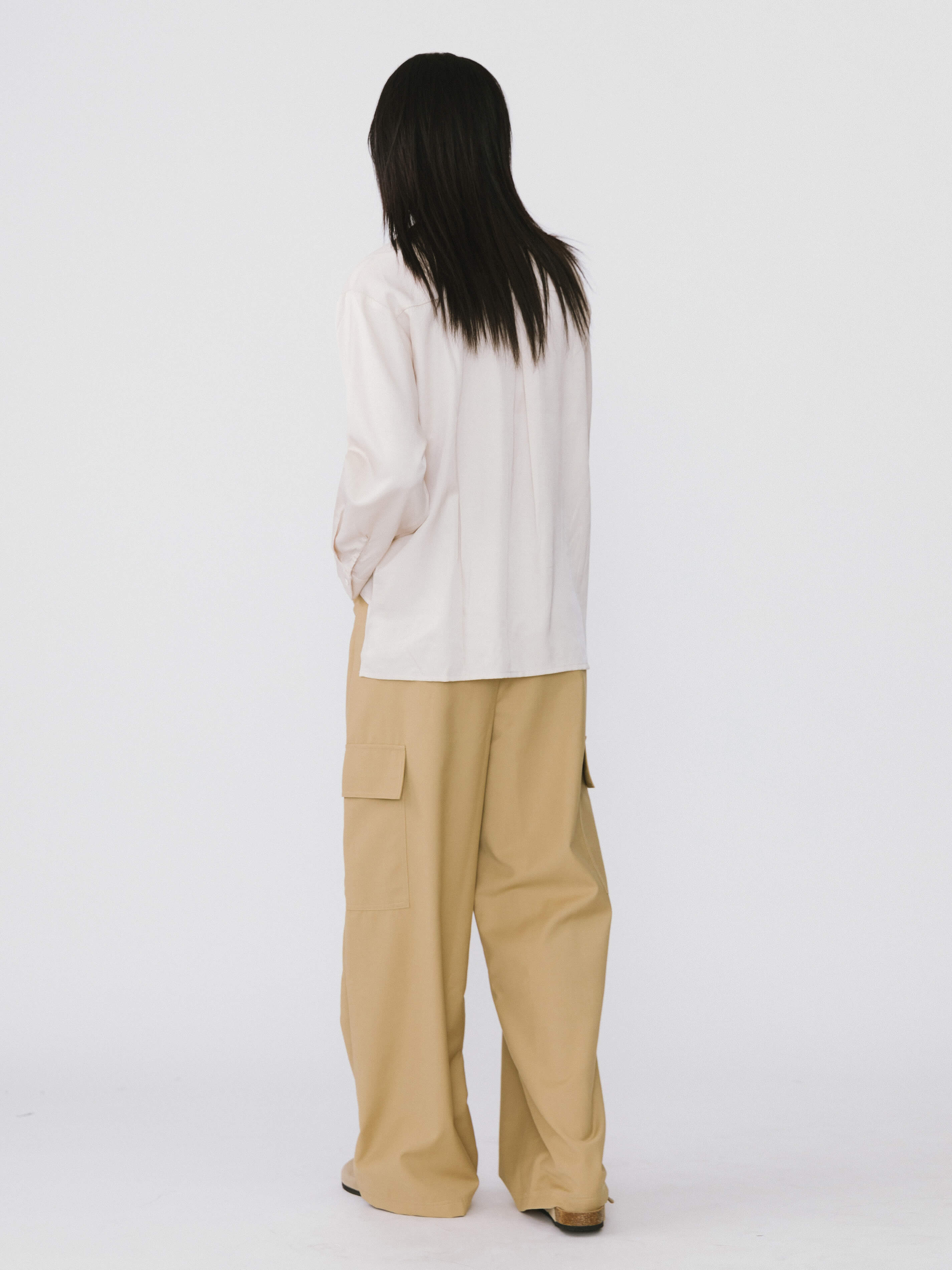 Straight Leg Cargo Trousers-3