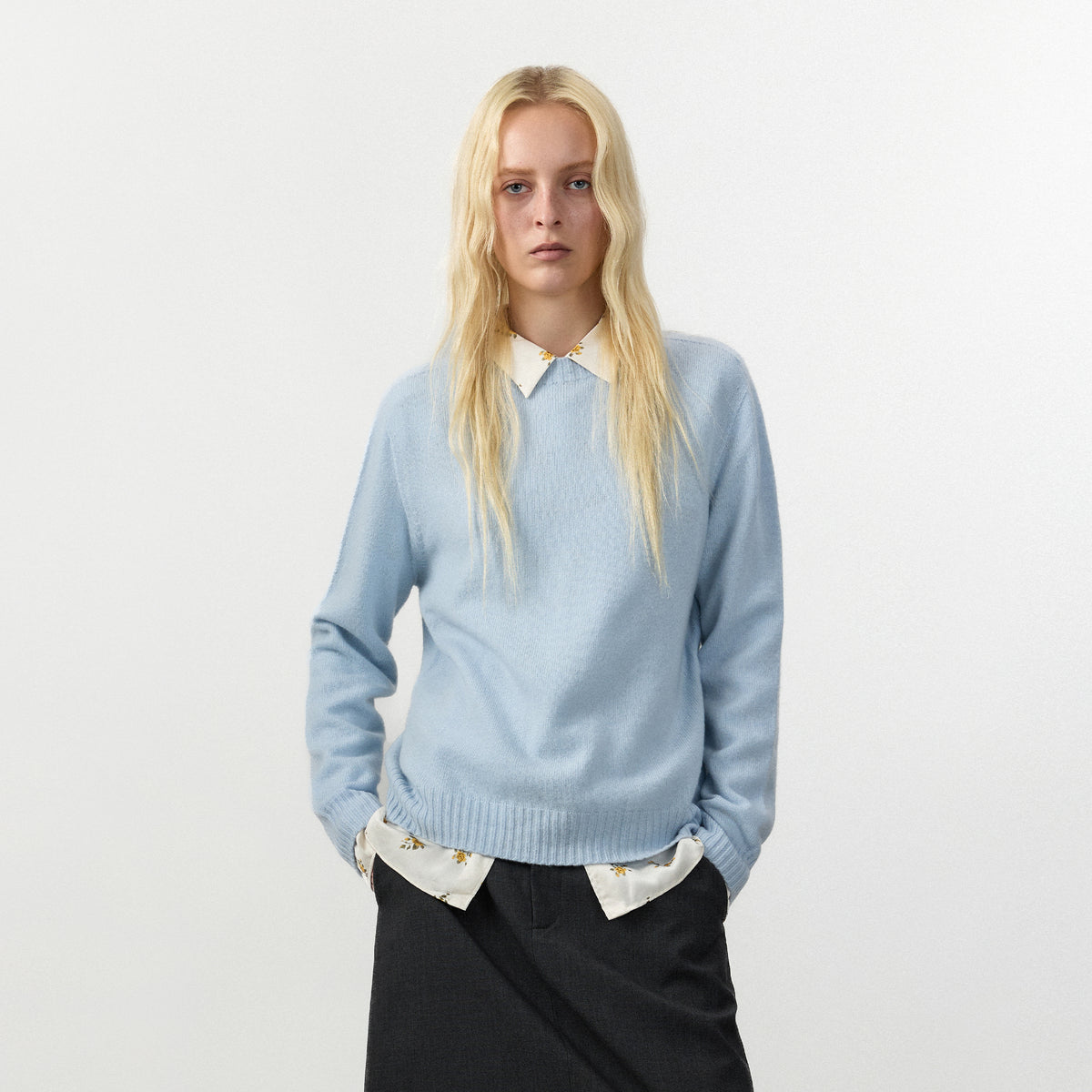 CUBIC 100% Wool Relaxed‑Fit Sweater-3