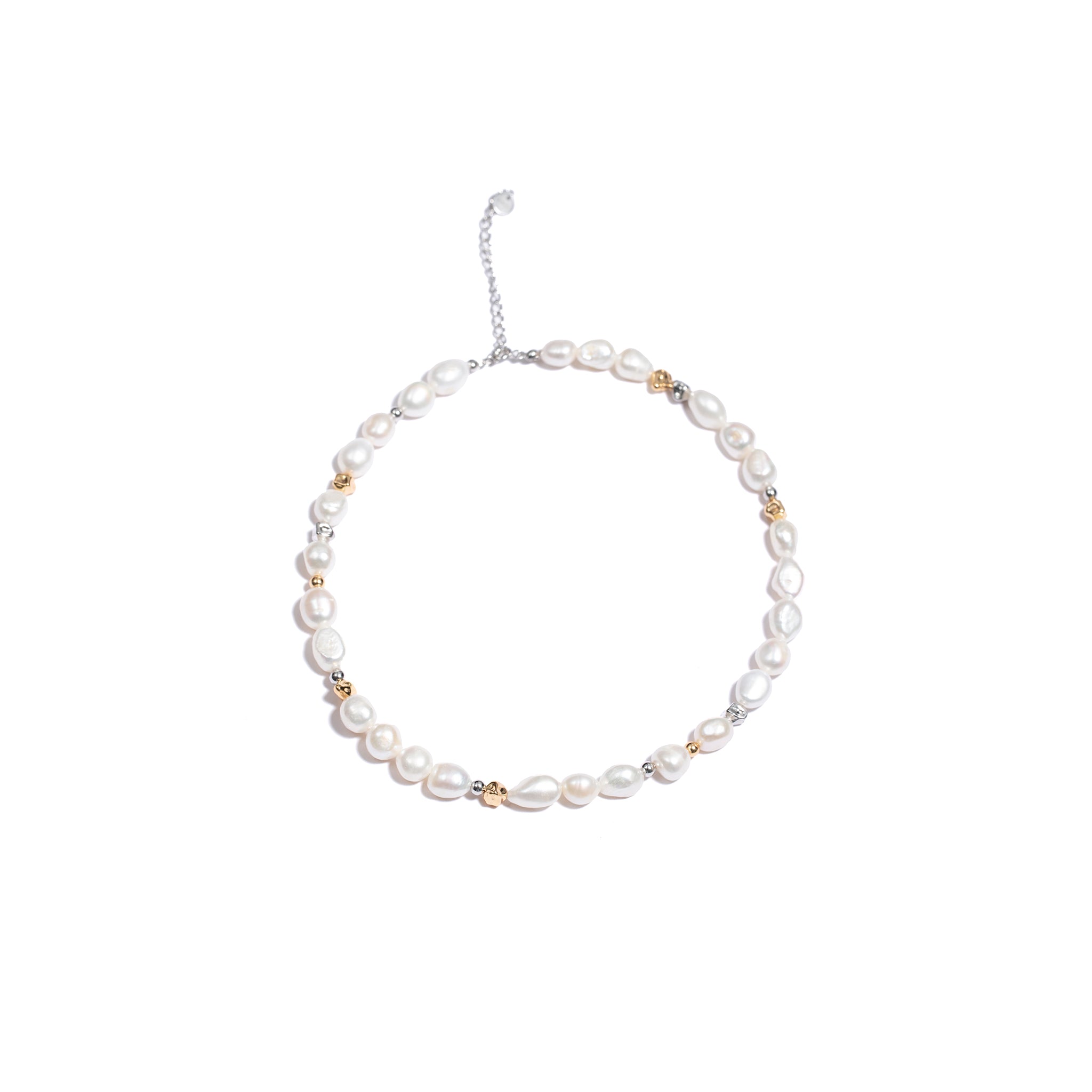 Adjustable and Shaped Pearl Necklace-3