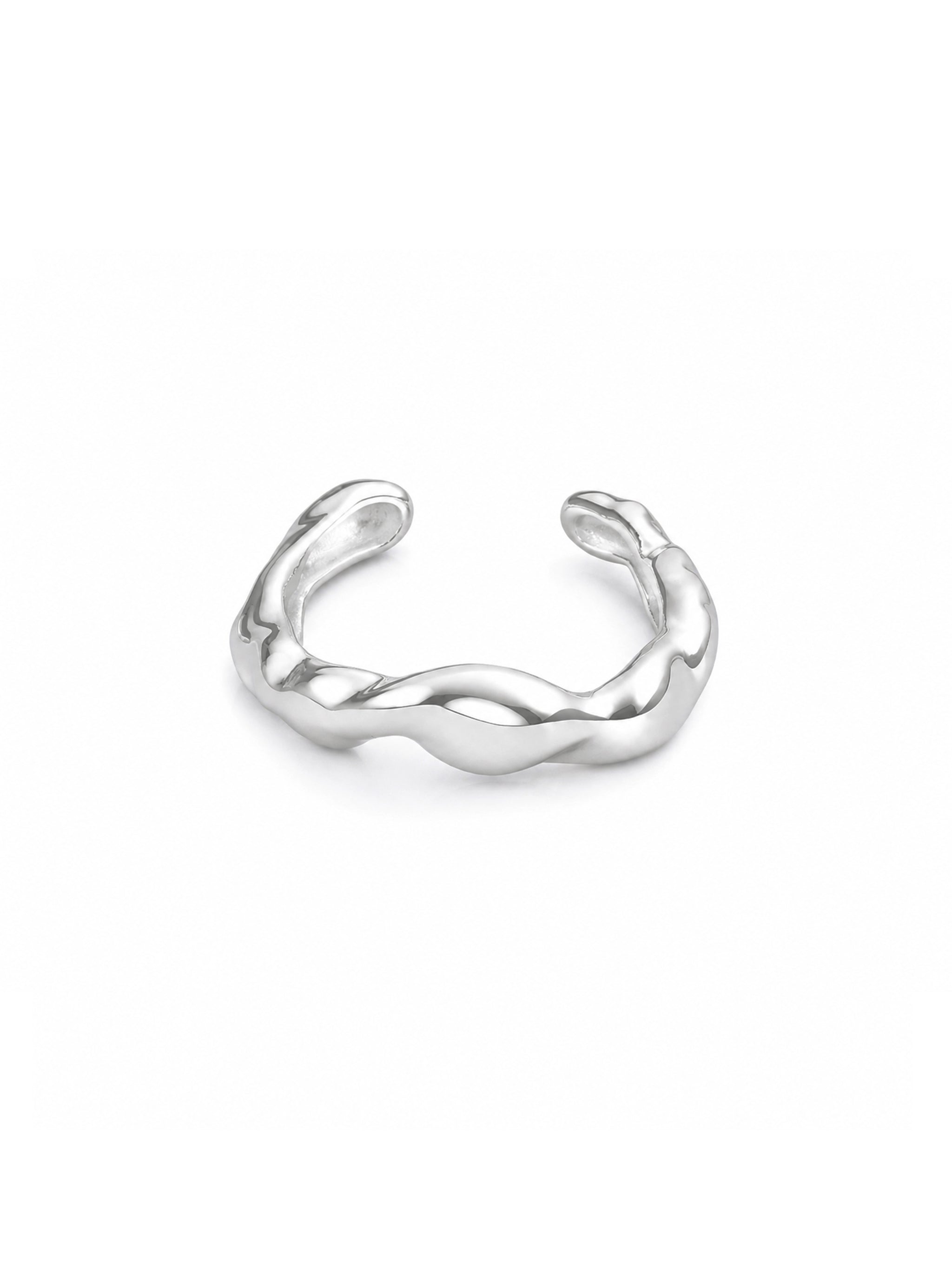 Lava Texture Adjustable Ring-3