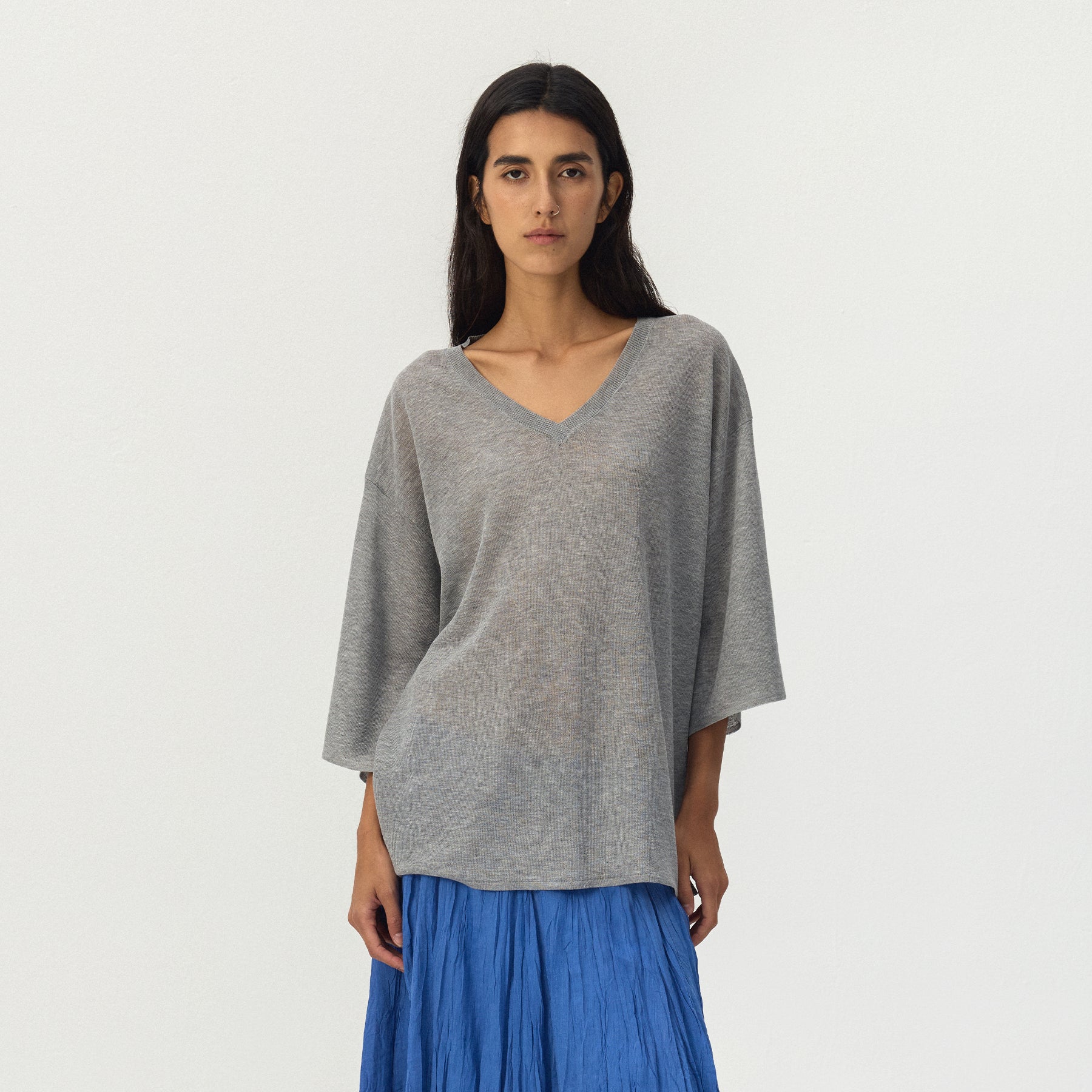 CUBIC Batwing Sleeve Knit Top-3