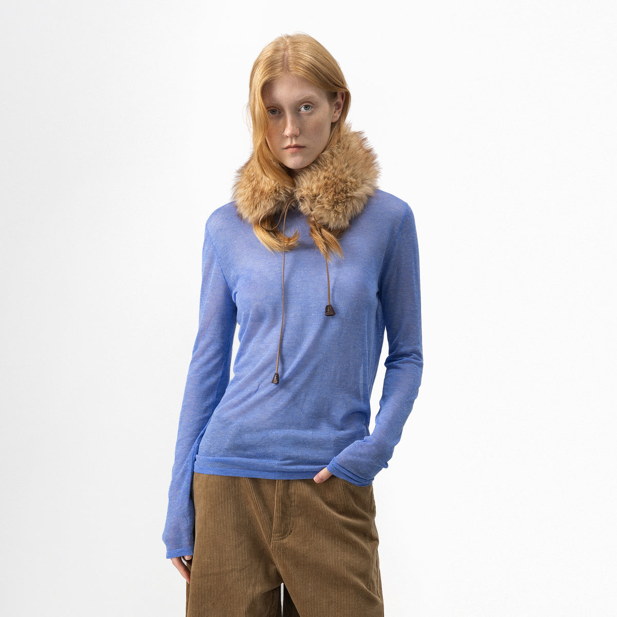 CUBIC Sheer Turtleneck Layering Top-3