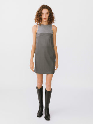 Sleeveless Dress With Cord Straps
