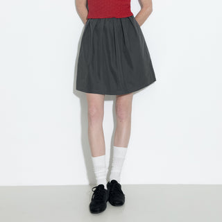 A-line Skirt with Cotton blend