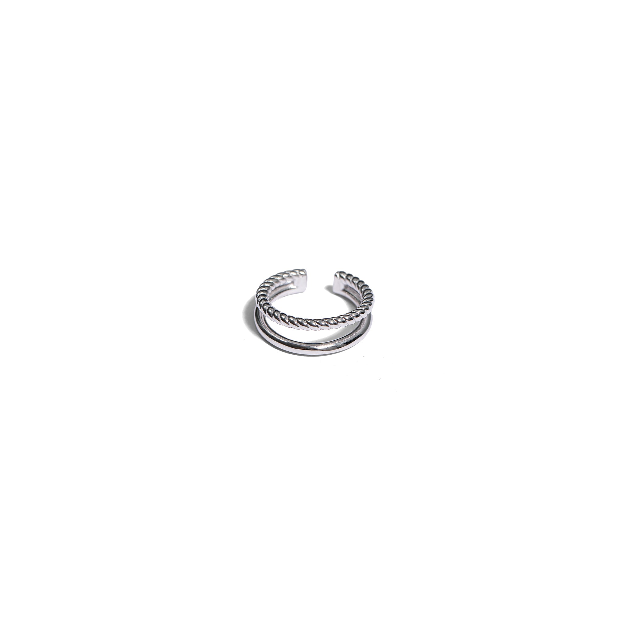 Double-Twist Open Ring-3