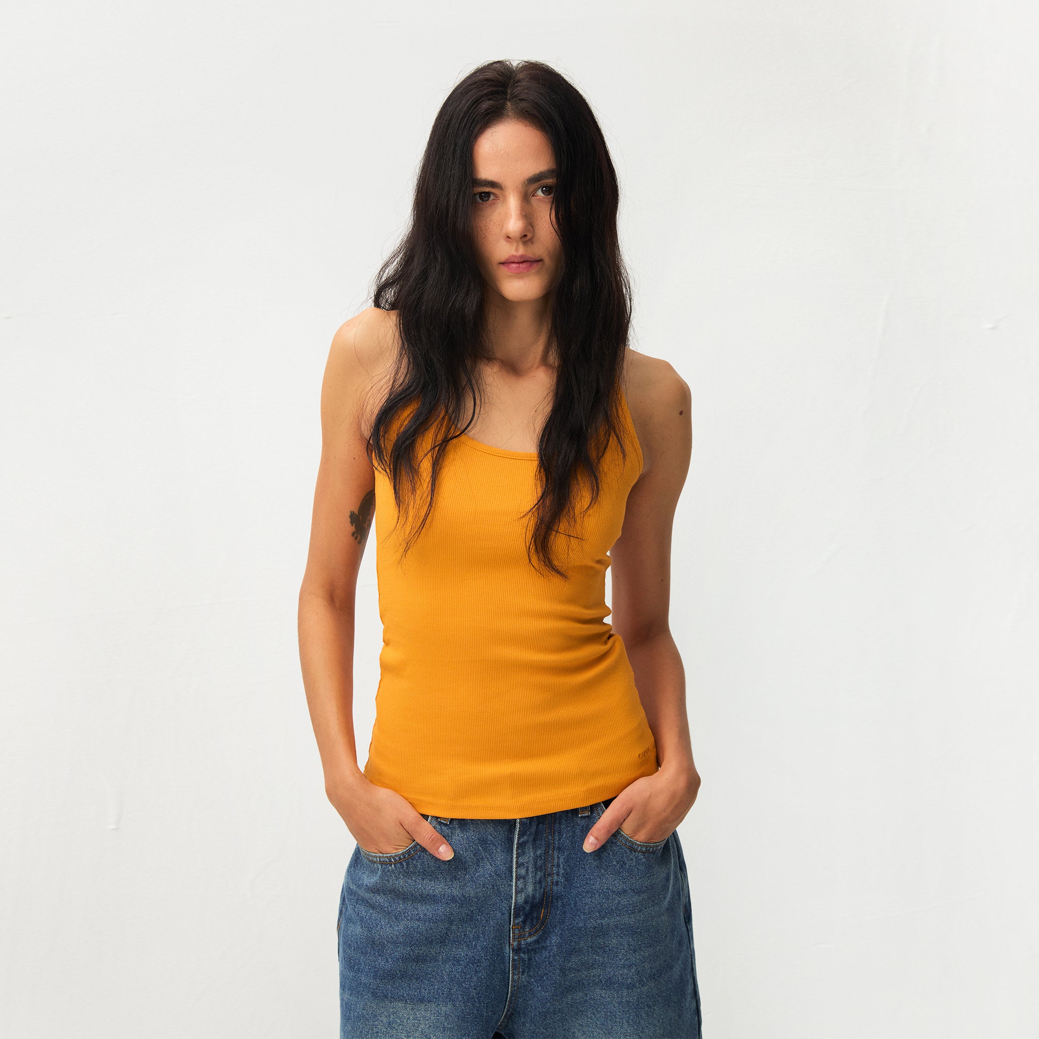 C by CUBIC Slim-Fit Sleeveless Knit Tank Top-2