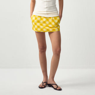 CUBIC Gradient Check Layered Skort