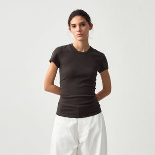 CUBIC Slim Cropped Crew Neck Top