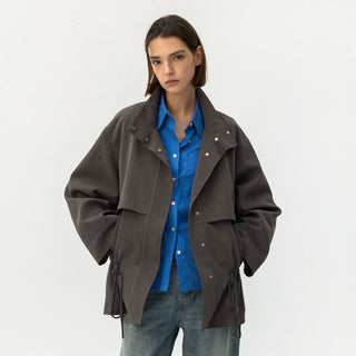 CUBIC Drawstring Cotton Field Jacket
