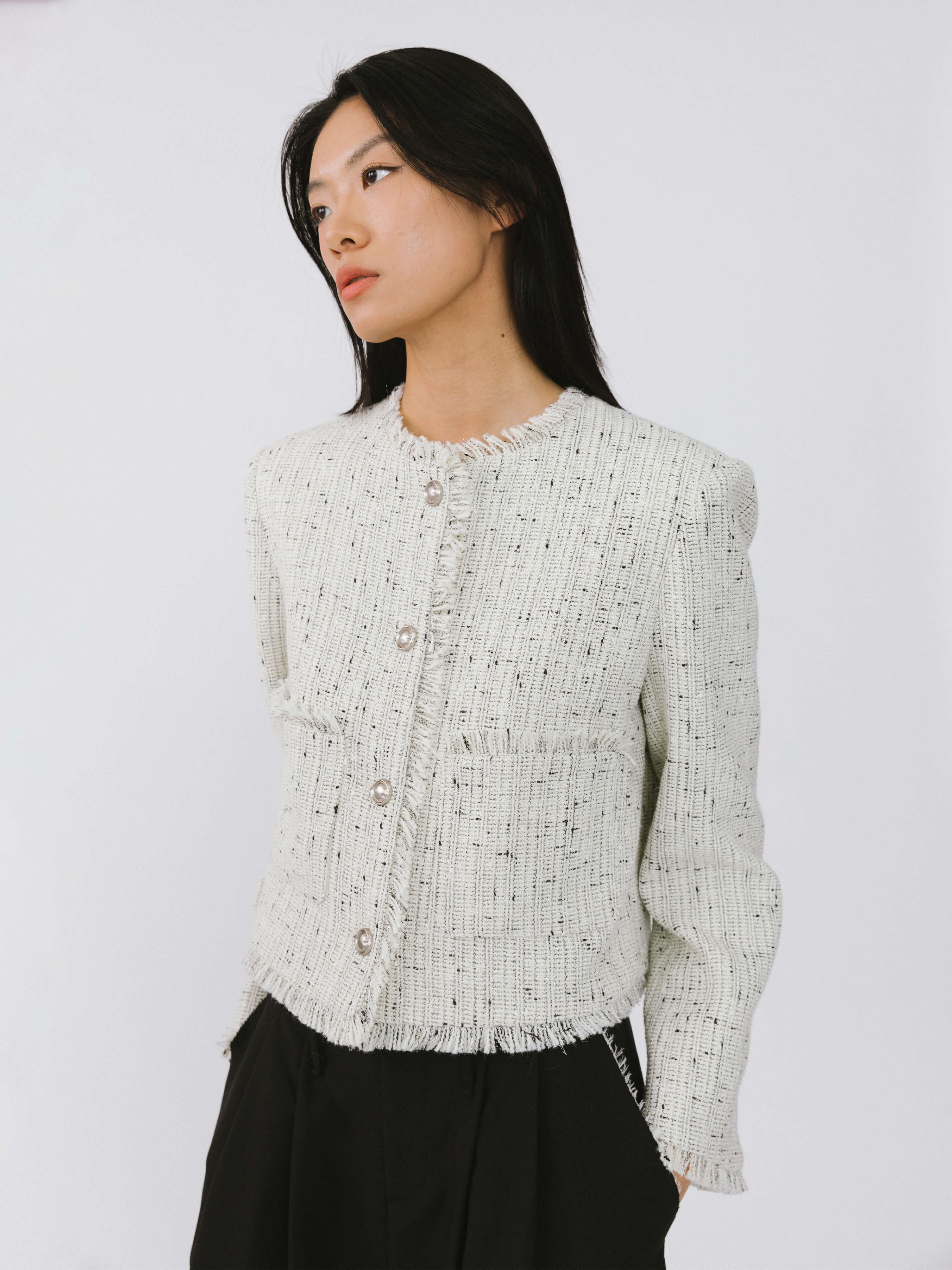 Tweed Short Jacket-3