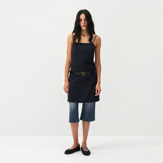 CUBIC Pinstripe Straight-Neck Camisole Top