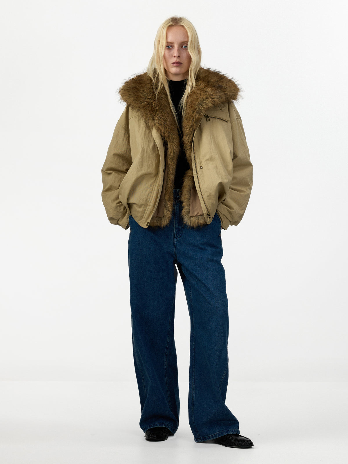 CUBIC Utility Oversized Parka Down Jacket-4