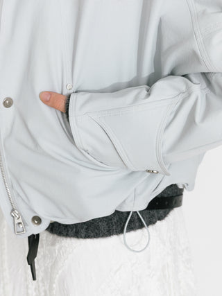 Relaxed Utility Drawstring Hem Down Jacket