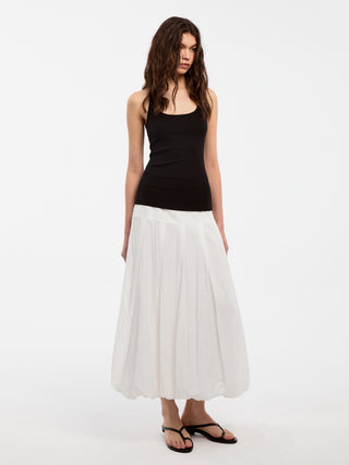 CUBIC Lyocell Pleated Tulip Skirt