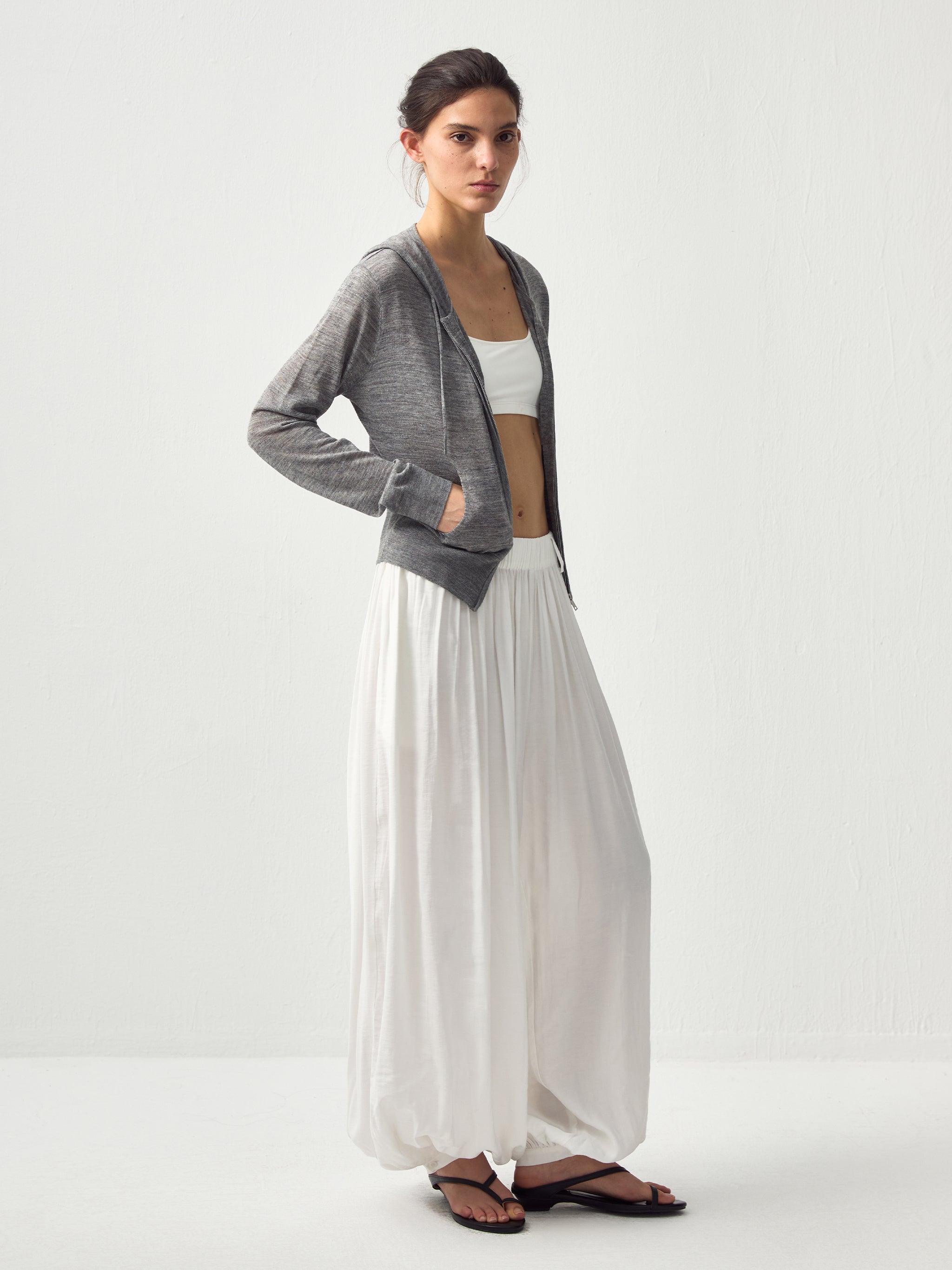CUBIC Pleated Lantern Pants-4