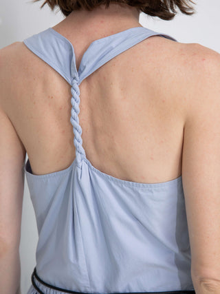 100% Cotton Halter Neck Cowl Dress