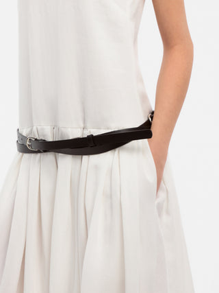 CUBIC Lyocell Solid Color Long Dress