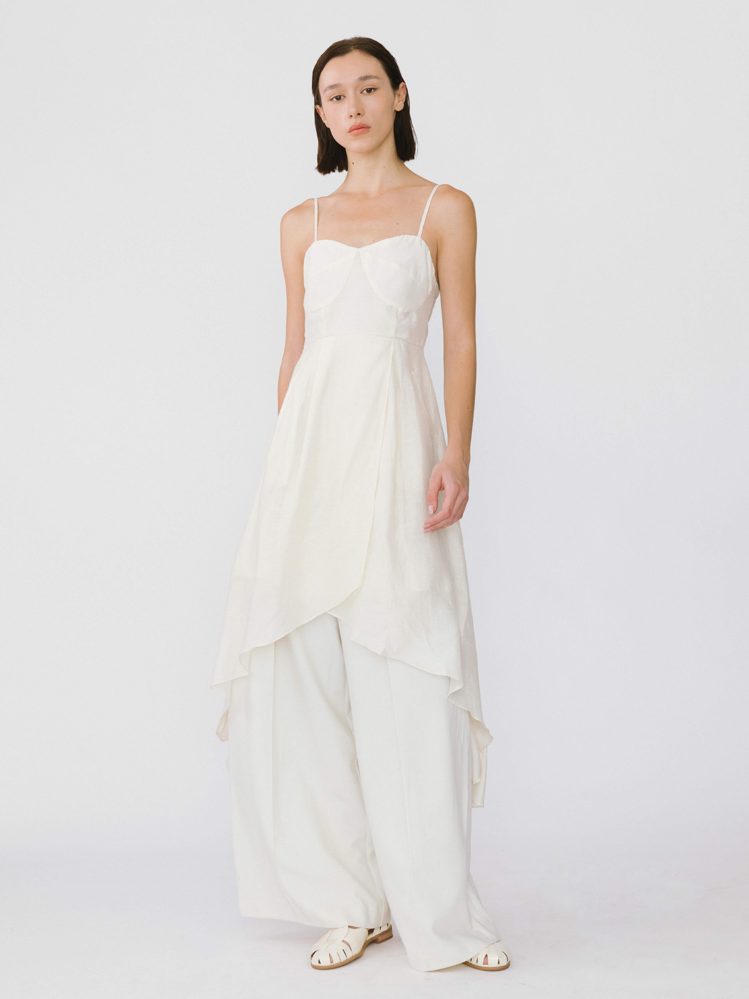 High-low Hem Sling Dress-4