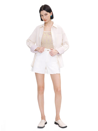 Classic Shirt with Turn-Up Cuffs
