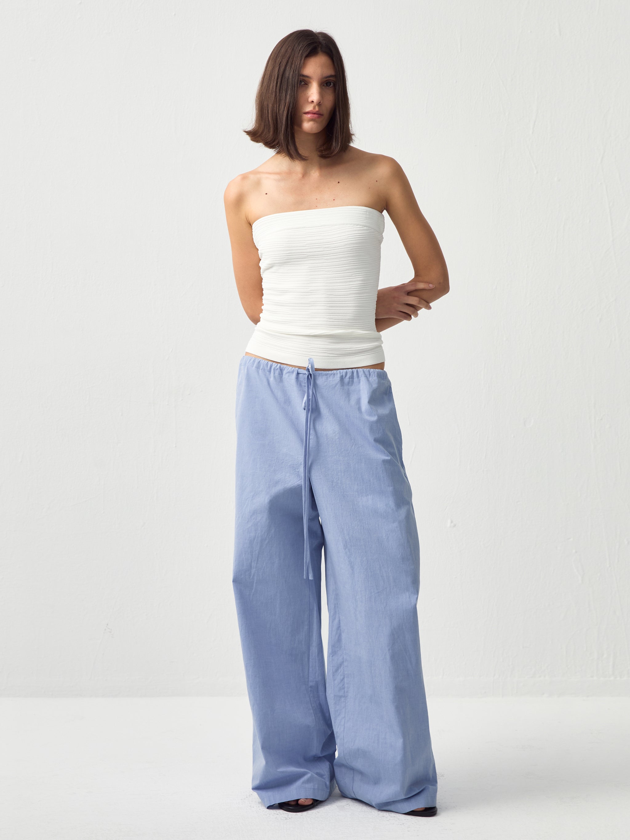 CUBIC Relaxed Straight-Leg Cotton Trousers-4