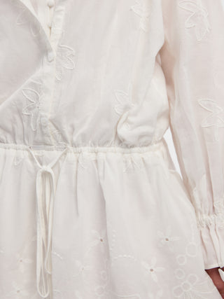 CUBIC Pure Cotton Shirt Dress with Lace