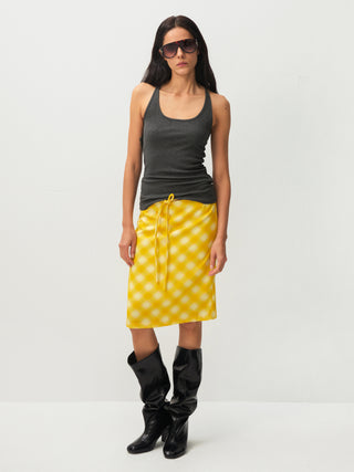 CUBIC Straight H‑line Two‑way Skirt
