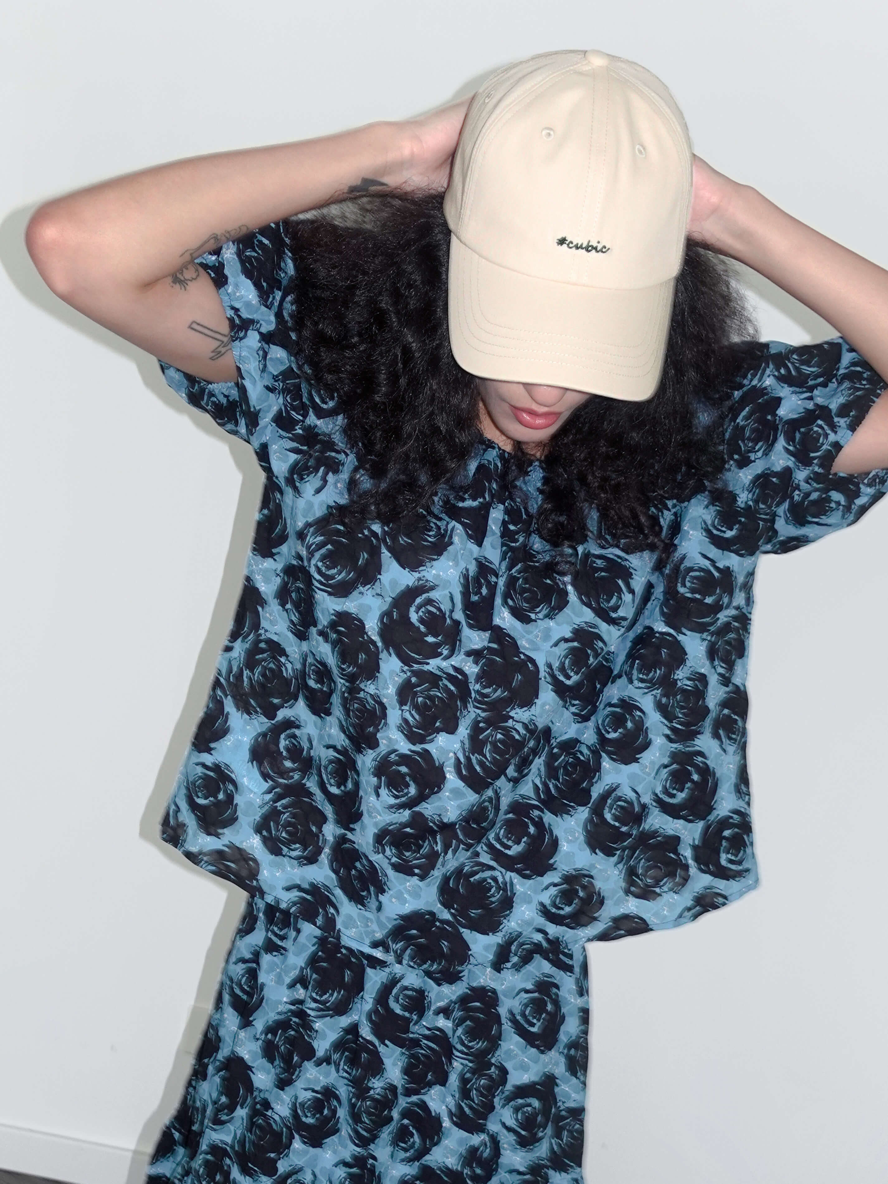 CUBIC Embroidered Solid Color Baseball Cap-11