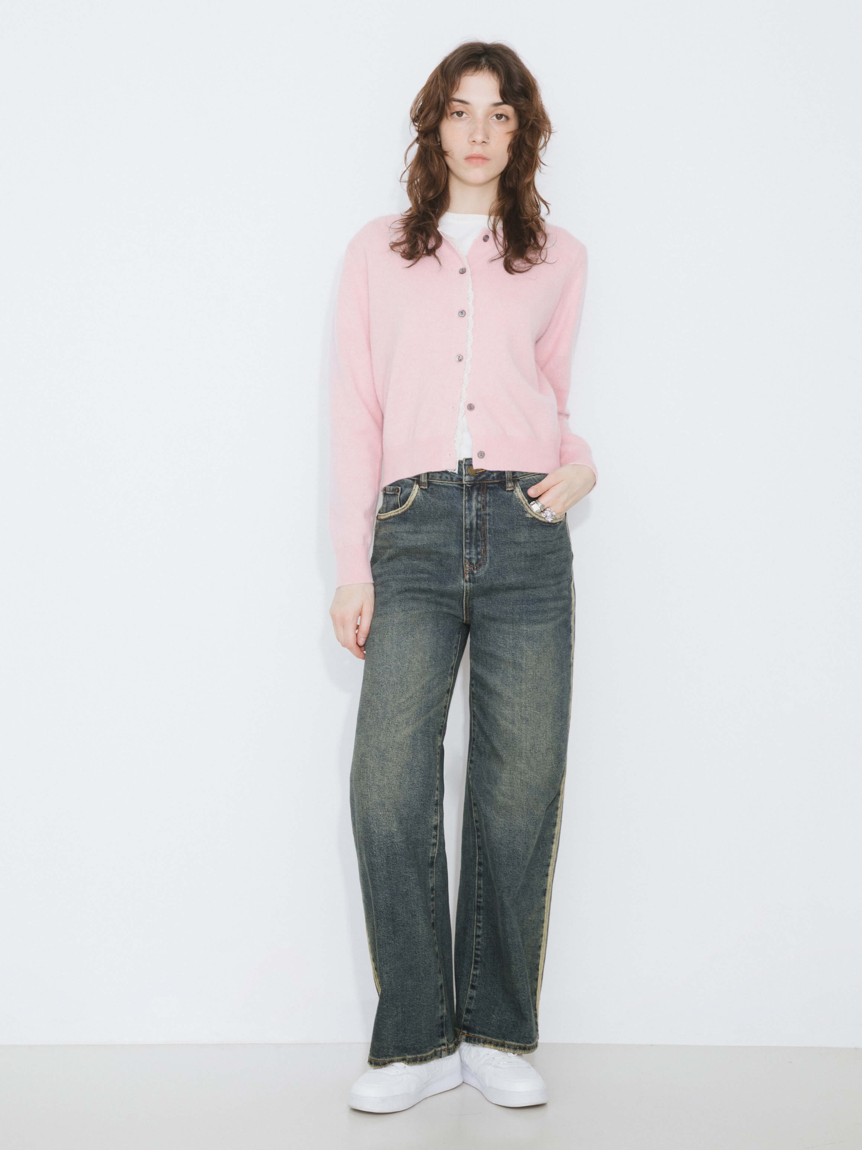 Vintage Bronze Wash Dark Jeans-4