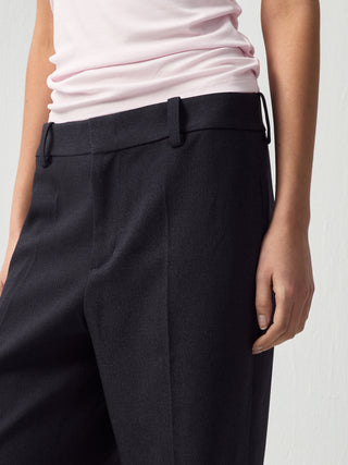 CUBIC Straight Leg Casual Suit Trousers